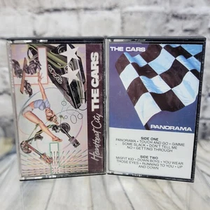 The CARS Cassette Tape Lot - Panorama & Heartbeat City Vintage 80s Classic Rock - Picture 1 of 9