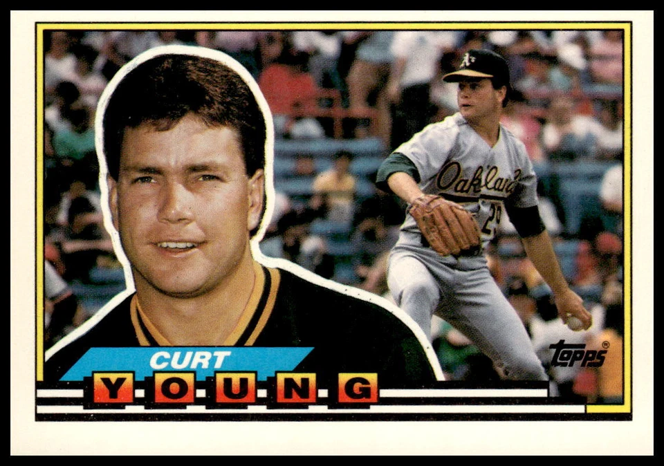 1989 Topps Big #254 Curt Young - Image 1 of 2