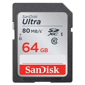 SanDisk Ultra 64GB SDHC SD Memory Card Speed 80 MB/s UHS I For Camera UK NEW - Picture 1 of 3