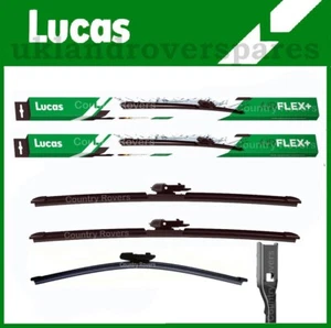 VW GOLF WIPER BLADES 2013 to 2019 LUCAS BRAND FRONT 26" 18" *& 11" QUALITY REAR - Picture 1 of 12