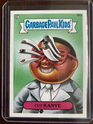 Cut Kanye West Garbage Pail Kids Card 2013 Brand New Series 3 BNS3 GPK Die-Cut - Image 1 of 2