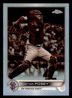 Buster Posey 2022 Topps Chrome #95 Sepia Refractor - Image 1 of 2