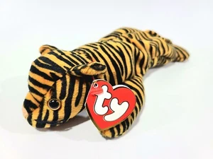 Ty Beanie Baby Babies Rare 3rd 2nd Gen Tag Dark Stripes Authentic MWNMT - Picture 1 of 8
