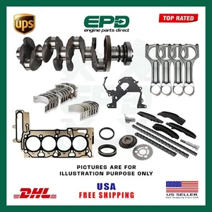 BMW N47D20 2.0 CRANKSHAFT WITH ENGINE REBUILD KIT PARTS DIESEL - NEW UPGRADED - Picture 1 of 1