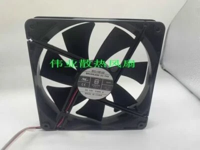 DWPH EFC-14E12D 12V 0.80A 14025 14CM 2-Wire Power Supply Cooling Fan - Image 1 of 4