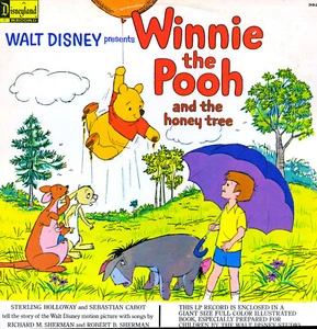 WALT DISNEY PRESENTS WINNIE THE POOH AND THE HONEY TREE 1965 Disneyland 3928 LP - Picture 1 of 2