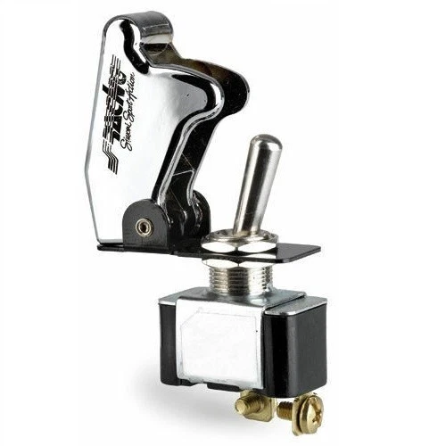 Interruttore Aeronautico Cromato Tuning Simoni Racing Baby Go Chrome - Immagine 1 di 1