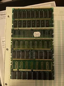 (4) 256MB, (2) 512MB Centon, (1) PC133 228MB (1) 16Mx64 Siemens. Untested. - Picture 1 of 2