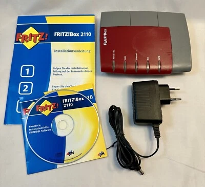 AVM/FRITZ! Box 2110 54 Mbps 4-Port 100 Mbps Verkabelt Router (20002440) - Bild 1 von 4