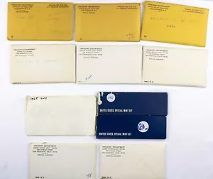 US P&D Mint Set Lot 1959-1969 Near Complete Set - 11 Sets 17 W/ 6 DBL (59-64) - Picture 1 of 5