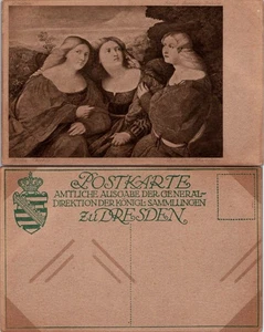 Dresden Postkarte Vintage German Postcard Amtliche Ausgabe zu Dresden Unposted - Picture 1 of 1