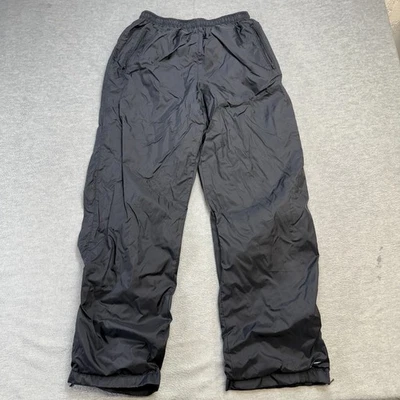 Pantalones de chándal vintage Y2K Nike juveniles medianos (se adapta a 28x30) negros forrados sueltos Foto 1 de 4