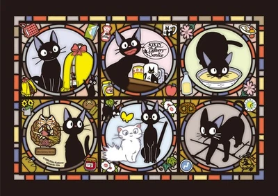 Rompecabezas de cristal arte vitral Jiji Kiki's Delivery Service 208 piezas Foto 1 de 2
