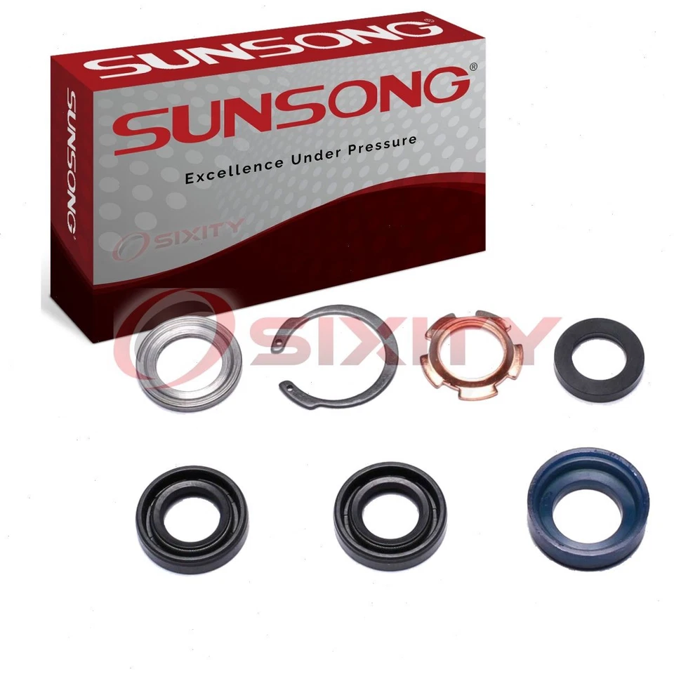 Sunsong Power Steering Cylinder Piston Rod Seal for 1962-1970 Ford Fairlane dc - Image 1 of 4