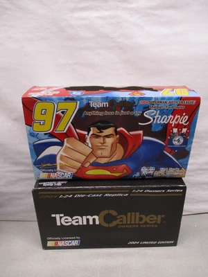 2004 Team Caliber Owners Series Kurt Busch Superman Justice League Sharpie - Image 1 of 3