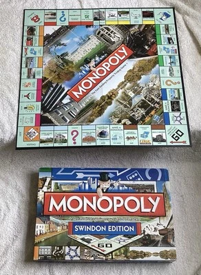 Monopoly Game Swindon Edition Board Game by Hasbro Gaming 2013 Complete - Image 1 of 4