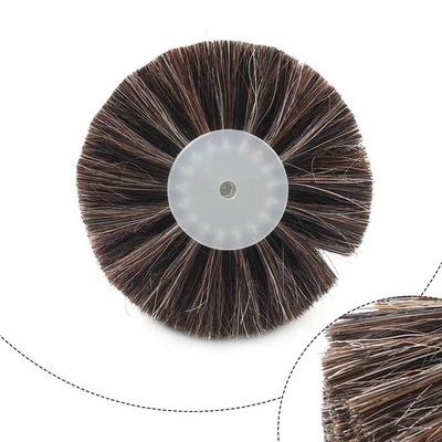 4" Horse Hair Polishing Wheel Brush Drill Buffing Abrasive Grinder Rotary Tool - Image 1 of 4