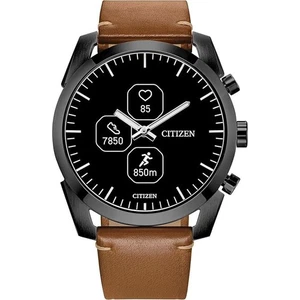 Orologio Uomo Citizen CZ Smart 42MM Ibrido Pelle Marrone Smart JX2017-05E - Foto 1 di 3
