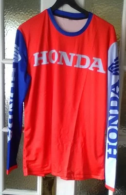 КРАСНАЯ ФУТБОЛКА HONDA 44 ДЮЙМА XLARGE КЛАССИЧЕСКИЙ СТИЛЬ РЕПЛИКА МОТОКРОСС ЭНДУРО ИСПЫТАНИЯ - Изображение 1 из 2