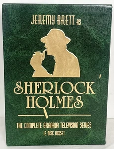 Sherlock Holmes The Complete Granada Series 12 DVD Box Set Jeremy Brett - Picture 1 of 10