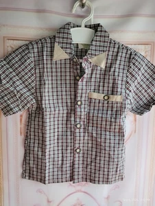 Ragazzo taglia 2, camicia tedesca. Plaid MIX OKTOBERFEST, Germania per Lederhosen Schrammel - Foto 1 di 9