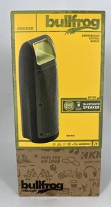 Kicker Bullfrog BF100 Bluetooth Speaker Amphibious Social Audio Green/Black New - Picture 1 of 18