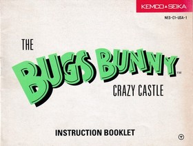 Nintendo NES Instruction Manual The Bugs Bunny Crazy Castle