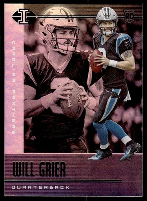 2019 Panini Illusions Will Grier #96 Rookie Carolina Panthers - Image 1 of 2