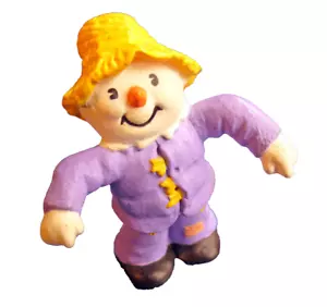 Hallmark MERRY MINIATURES Halloween Vintage SCARECROW 1990 Mini Figur NEU - Bild 1 von 3