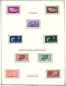 ESPAÑA IFNI 1953-1954 Estampillas semipostales muy finas como nuevas bisagras en la lista - Imagen 1 de 1