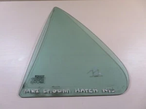 RENAULT LAGUNA NS PASSENGER REAR QUARETR GLASS HATCHBACK 2001-2007 MIX1632-1 - Picture 1 of 6