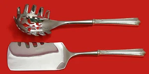 American Directoire by Lunt Sterling Silver Italian Pasta Set 2pc HHWS Custom - Picture 1 of 2