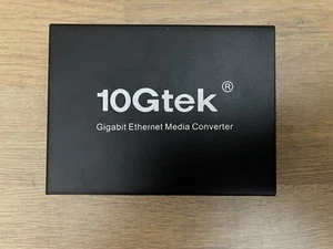 10Gtek Gigabit Ethernet Medienkonverter A7S2-33-1GX1GT-SFP/GT3 SFP Media Convert - Bild 1 von 8
