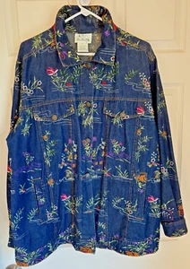THE QUACKER FACTORY~BESTICKTE, PERLEN JEANSJACKE 1X~100% BAUMWOLLE~ENTZÜCKEND!!!! - Bild 1 von 13