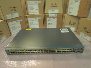 Cisco WS-C2960S-48TS-S 2960S 48 port GIG ethernet switch. 90 Day's warranty . RT - Picture 1 of 4