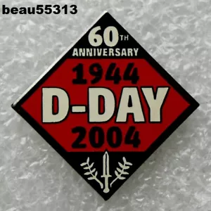 ⭐2004 60 aniversario día d 2 guerra mundial chaqueta sombrero chaleco solapa pin - Imagen 1 de 1
