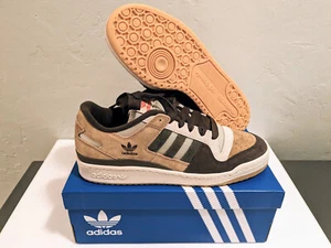 adidas Forum 84 Low CL Alumina Branch Brown Gum Tan GW4334 Men's Shoes Size 11 - Picture 1 of 13