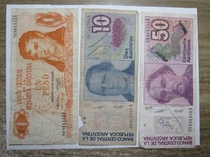 Lote de 3 monedas antiguas argentinas diferentes - Imagen 1 de 2