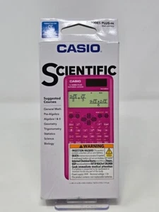 Casio fx-300ESPLS2 Pink Solar Powered Scientific Calculator - New - Picture 1 of 2