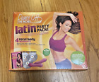 Dance Off the Inches Latin Party Pack Salsa Weights 3 DVD Workout Fitness RARE