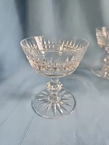 Vajilla de bar renacentista Séneca corte cristal 5 champán Sherbet alto 4-1/4" de alto como nueva - Imagen 1 de 10