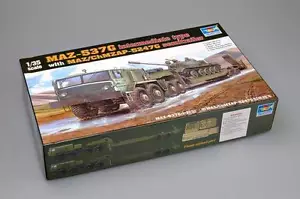 Trompeter 1/35 00211 MAZ-537G medio con semirremolque - Imagen 1 de 7
