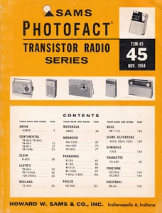 Manual de servicio de transistores Sam TSM 45 esquemas - Imagen 1 de 1