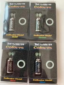 CABEZALES INDICADORES DE COLOR DE CARBONO DE ABORDAJE SOLAR {EDICIÓN LIMITADA} AZUL/ORO/ROJO/VERDE - Imagen 1 de 10