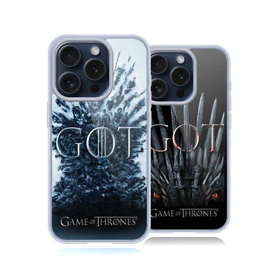 OFFICIAL HBO GAME OF THRONES SEASON 8 KEY ART GEL CASE FOR APPLE iPHONE PHONES - Image 1 of 4