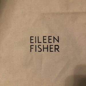 Eileen Fisher Purse Shoe Duster Storage Bag Tote Organizer Travel 100% Cotton - Picture 1 of 6