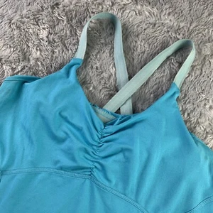 Adidas Tank Top Youth Medium Blue ClimaLite Built In Support Tennis Golf Summer - Picture 1 of 15