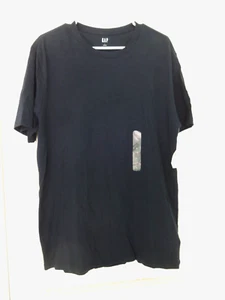GAP MENS LARGE EVERYDAY TEE T-SHIRT SHORT SL COTTON NAVY BLUE NO POCKET NEW NWT - Picture 1 of 7