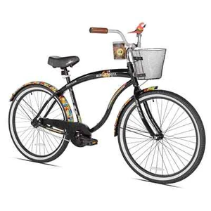 Men's 26" Margaritaville First Look Cruiser Bike, Single Speed, Black - Picture 1 of 2