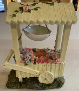 Vintage Retired Yankee Candle Summer Hanging Flower  Wagon Tart Warmer Tea Light - Picture 1 of 12